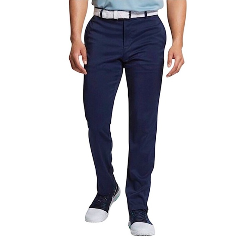 Nike Dri Fit Men's Standard Fit Breathable Lightweight Navy Flex Pant Core 30x30